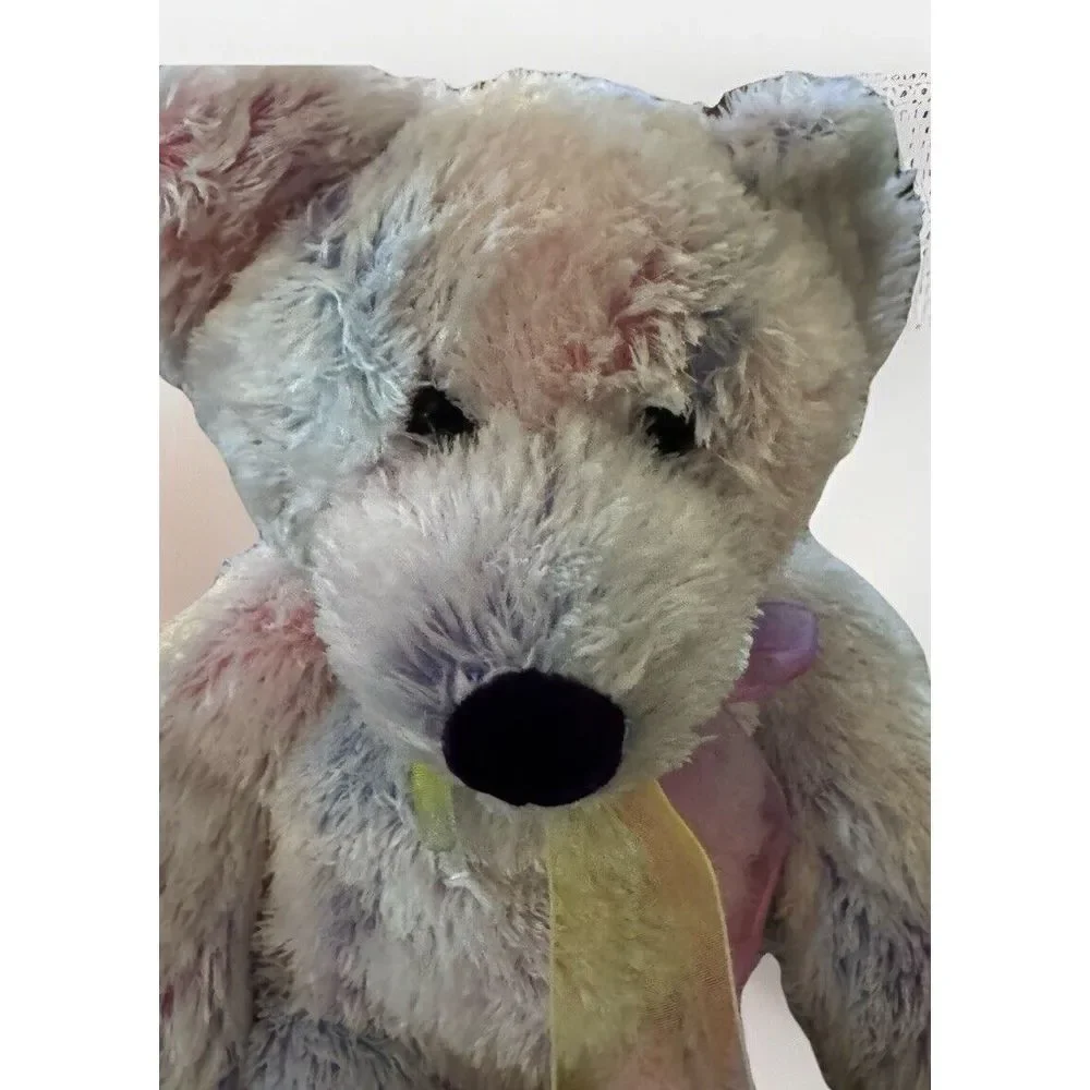 Mary Meyer Pastel Cotton Candy TEDDY BEAR Plush Rare‎ Retired 12
